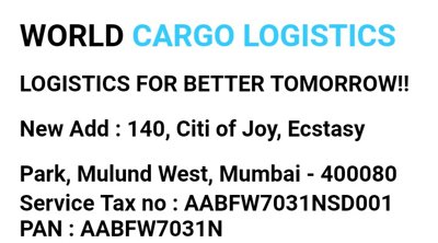 World cargo logistics logo