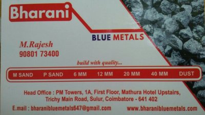 Bharani Blue Metals logo