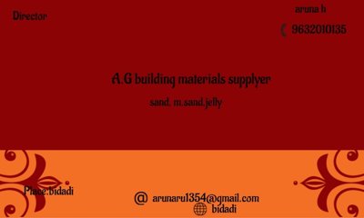 AG building materials supplyer logo
