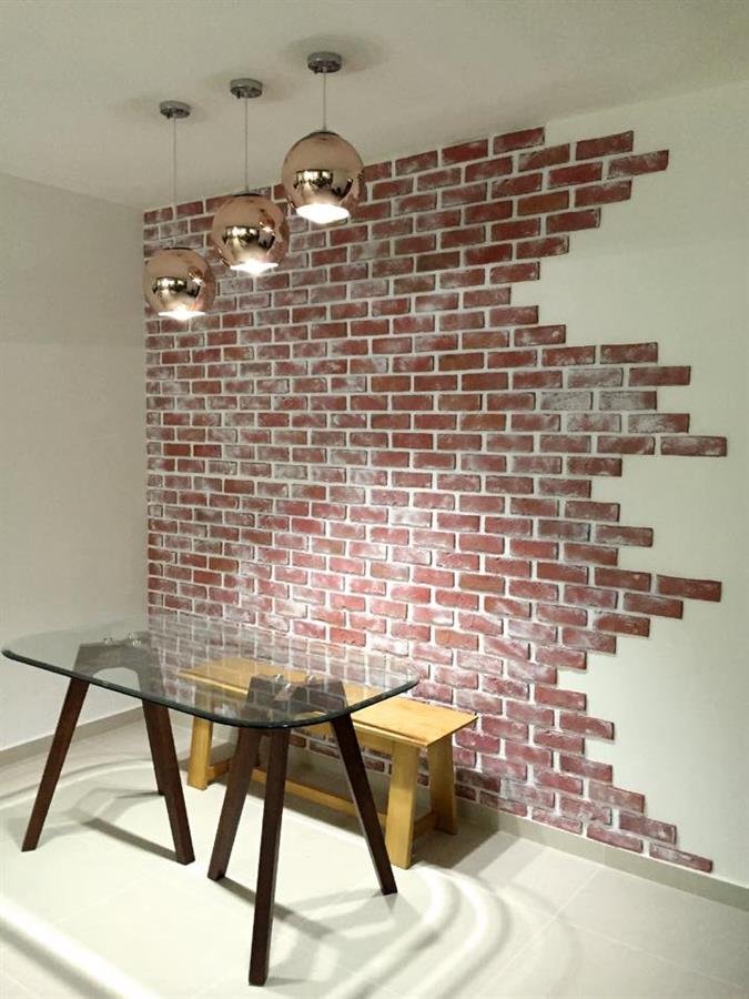 Multi Colour London Brick Wall Panel