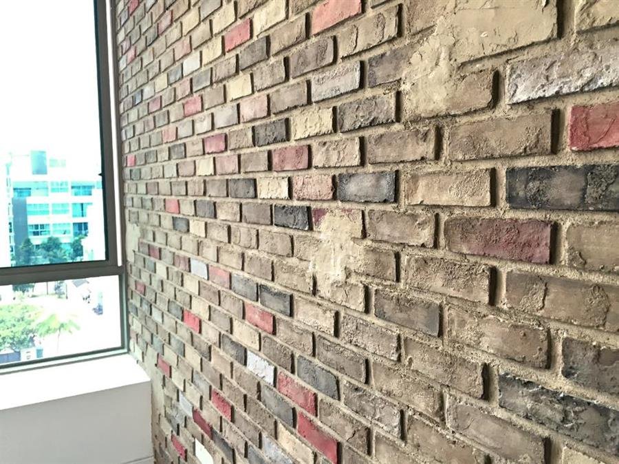 Multi Colour London Brick Wall Panel