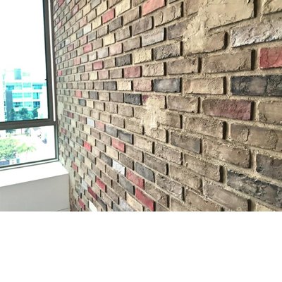 Multi Colour London Brick Wall Panel
