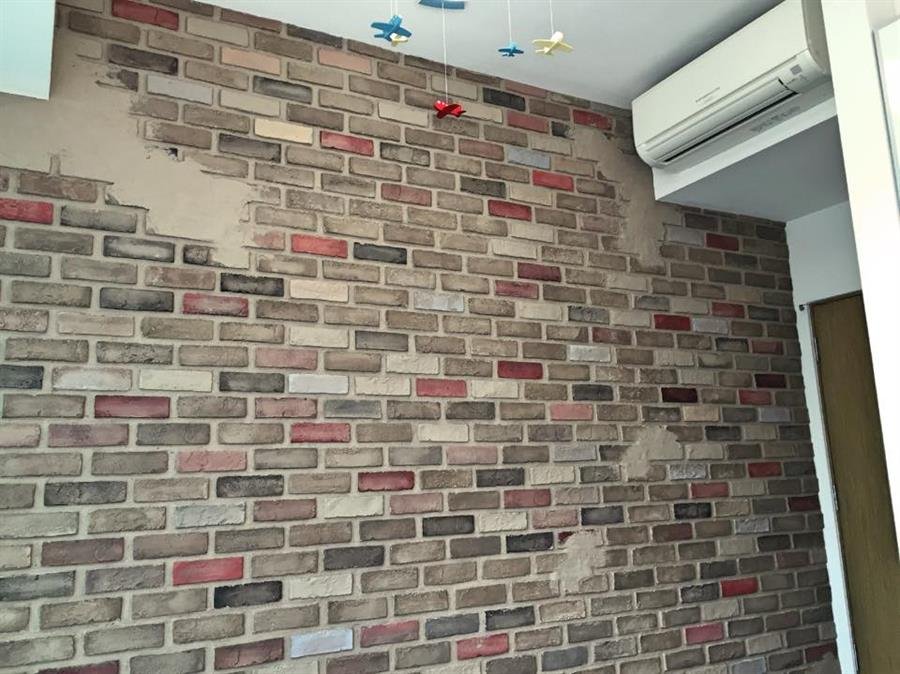 Multi Colour London Brick Wall Panel