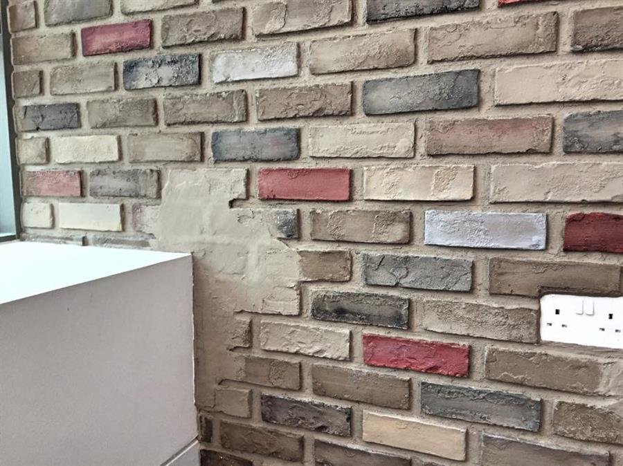 Multi Colour London Brick Wall Panel