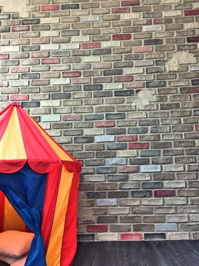 Multi Colour London Brick Wall Panel