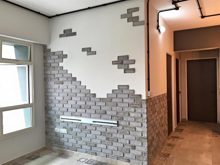 Multi Colour London Brick Wall Panel