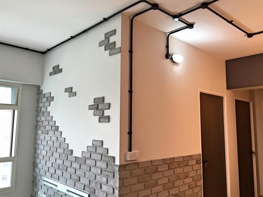 Multi Colour London Brick Wall Panel