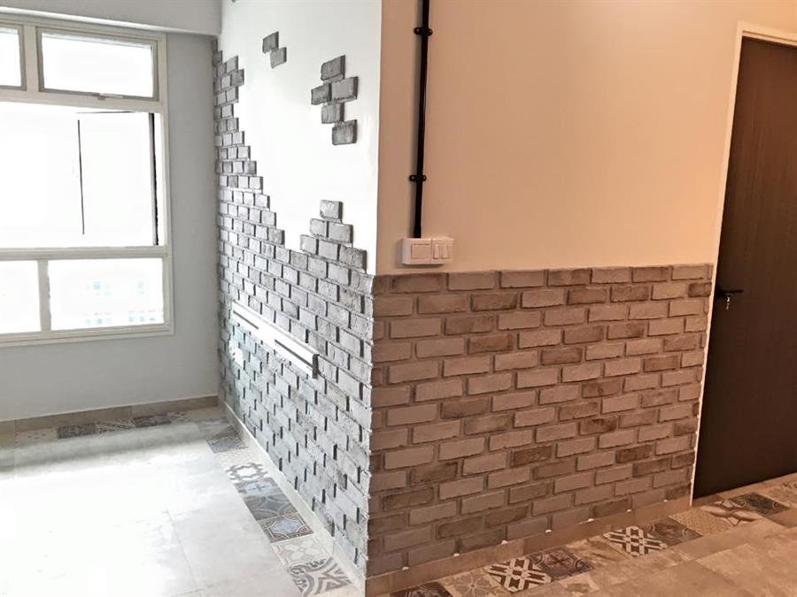 Multi Colour London Brick Wall Panel