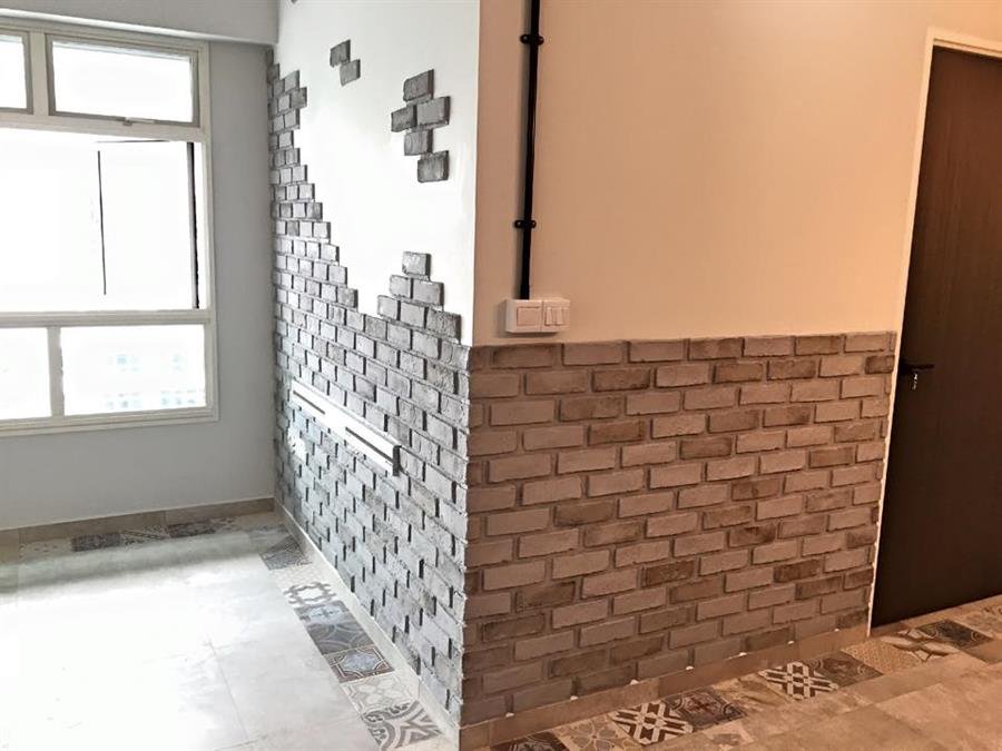 Multi Colour London Brick Wall Panel