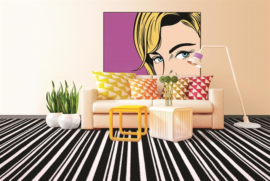 Pop Art Carpet Roll