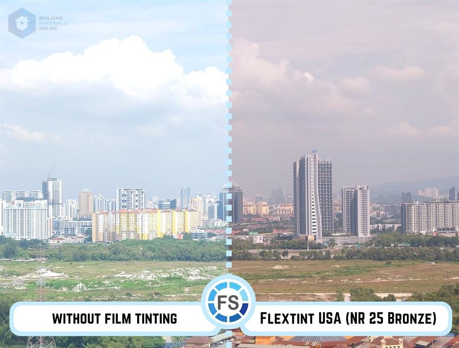 Flextint Window Protective Films (NR 25 Bronze)