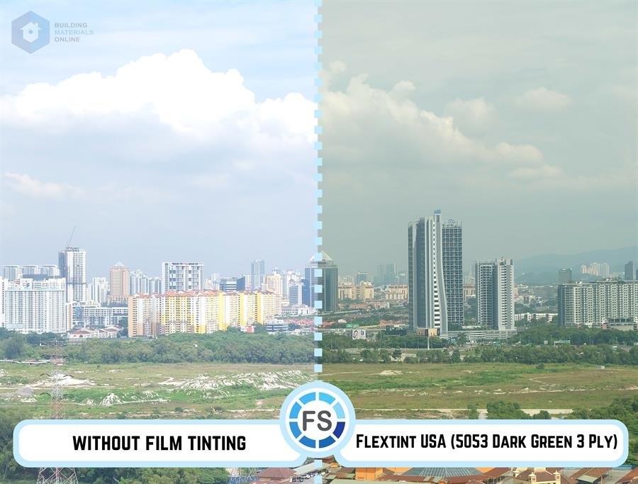 Flextint Reflective Film ( 5053 Dark Green 3 Ply)