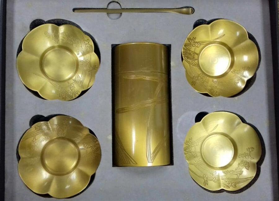 Copper Tea Set