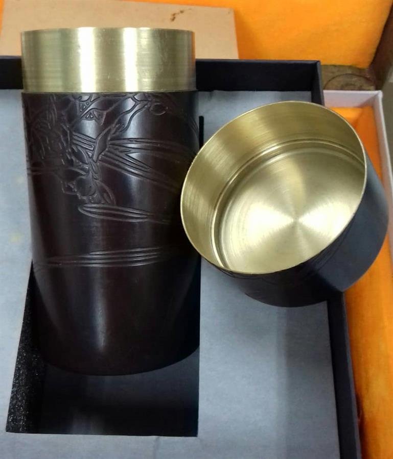 Small Copper Tea Canister