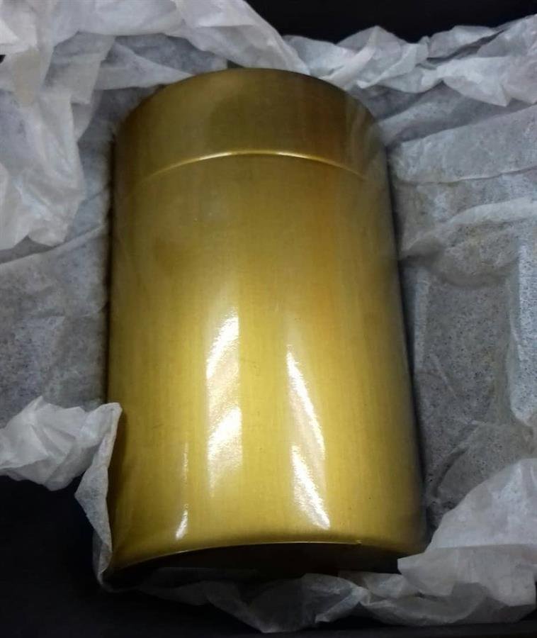 Small Copper Tea Canister