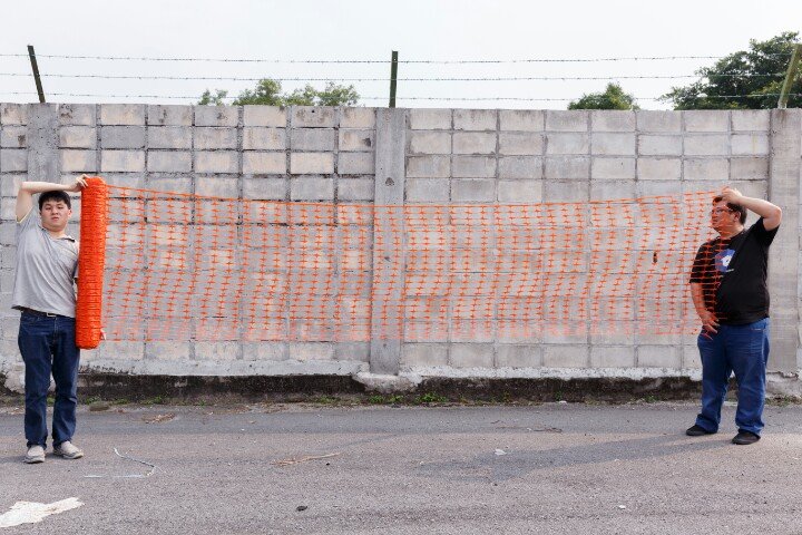 Orange Safety Fence
