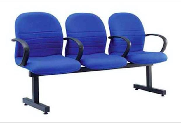 Link Chair (Blue) with Armrest [L 603A] Office Furniture