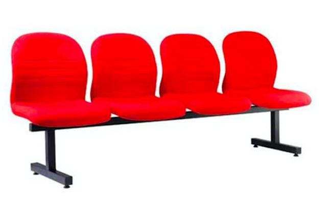 Link Chair (Red) without Armrest [L 604] Office Furniture