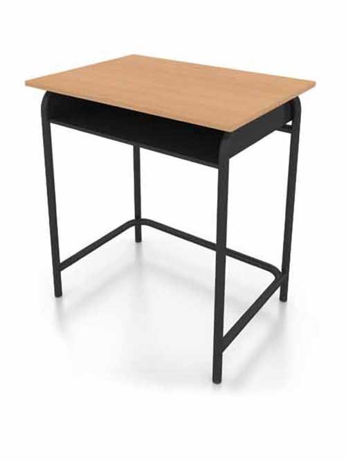 Student Study Table Rectangle (Brown) with Semi Opened Drawer [STD 002] Office Furniture