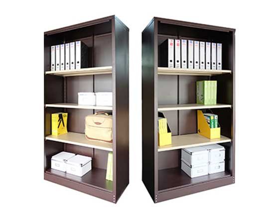 Steel High Cupboard 4-Tier Cabinet (Grey) without Door [M118W] Office Furniture