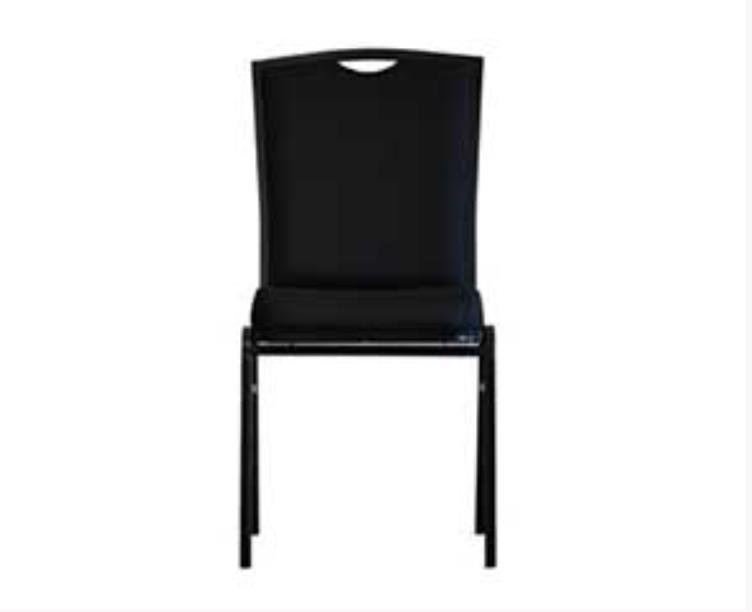 Black Square Banquet Stacking Chair DCM 99