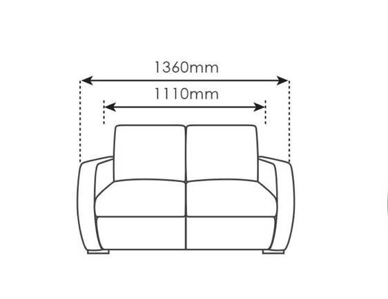 Lounge & Sofa Chair Zita 2 Seater