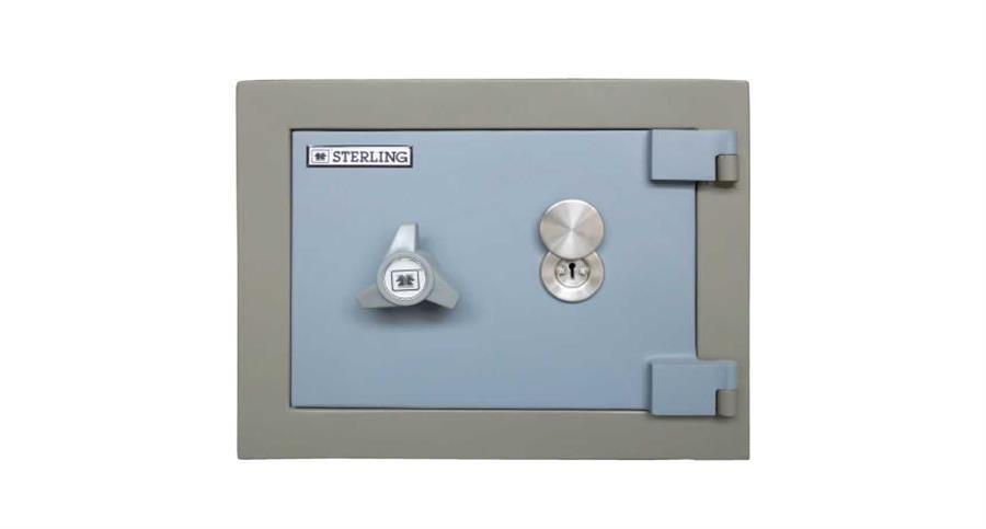 Sterling Steel Safe Box (Grey) with Key Lock and Combination Lock [660] Furniture