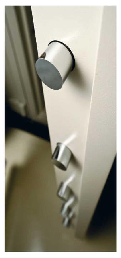 Sterling Steel Safe Box (Grey) with Secured by Key Lock and Combination Lock [ID03] Furniture