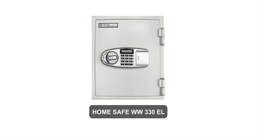 Sterling Steel Home Vertical Safe Box (Grey) with Key Lock and Digital Lock [WW300EL] Furniture