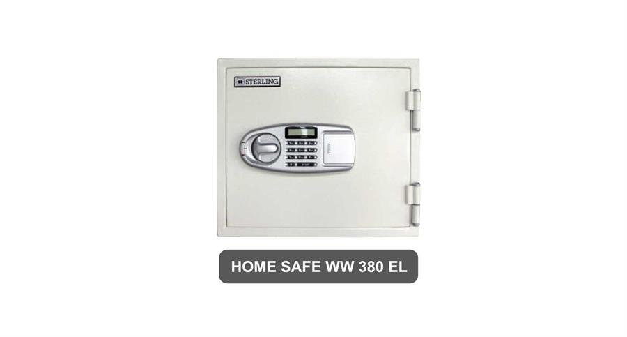 Sterling Steel Home Horizontal Safe Box (Grey) with Key Lock and Digital Lock [WW380EL] Furniture