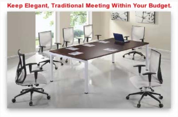 White Solution Conference Table