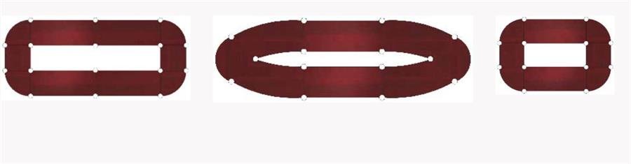 Boat Shape Conference Table D201