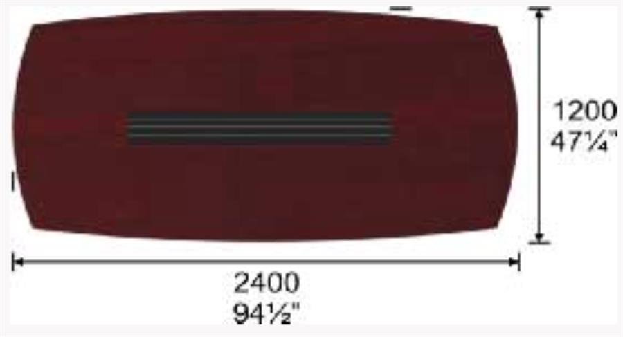 Boat Shape Conference Table D 206