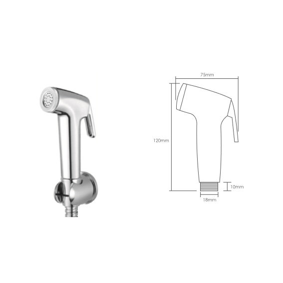 Hand Bidet Shower Hose (12m) BF-001
