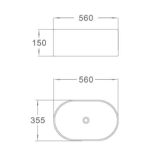 Modern Depot Counter Top Basin [E-0030]