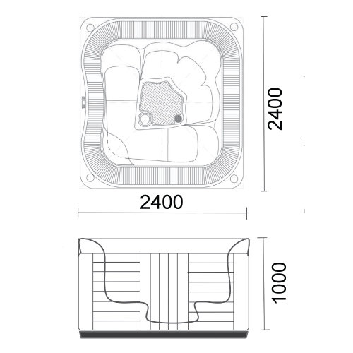 Modern Depot Spas Hot Tub  Hugo [Hugo]