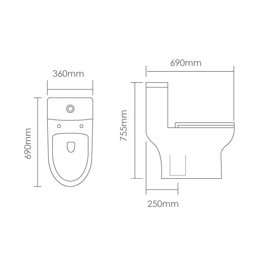 Modern Depot Water Closets Premium Water Closets Polar
