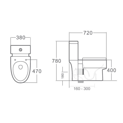 Modern Depot Water Closets Premium Water Closets Cassara