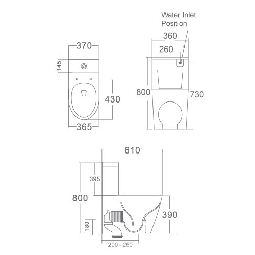 Modern Depot Water Closets Premium Water Closets Bono