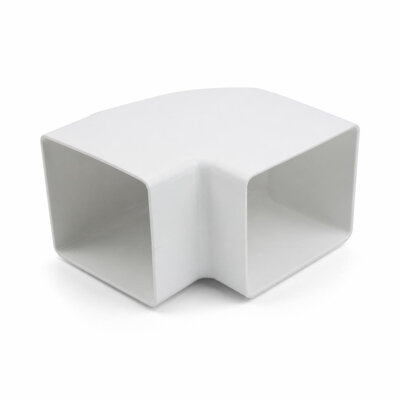 PALING 115X90MMX68* RECTANGULAR BEND - WHITE