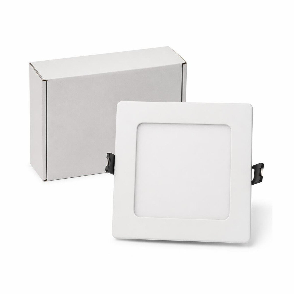 HOLISTRONIC 12W W/W SQ LED DOWNLIGHT