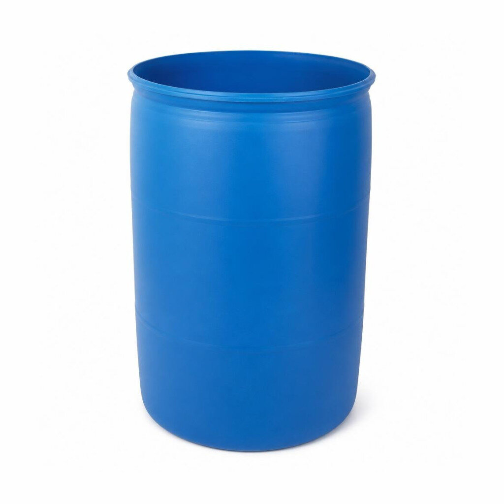 214L EMPTY HDPE OPEN TOP DRUM