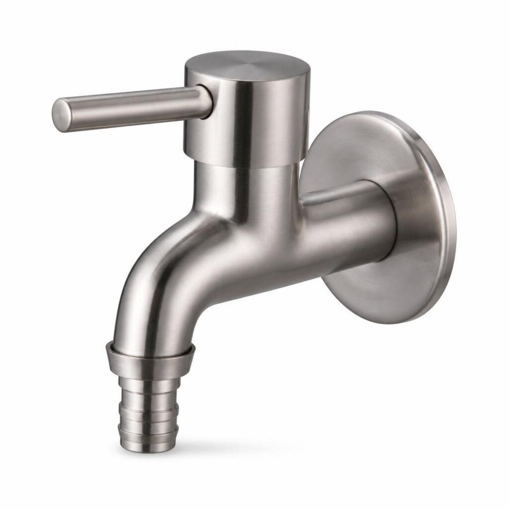 SINOR S1007N WALL BIB TAP WITH HOSE CONNECTOR