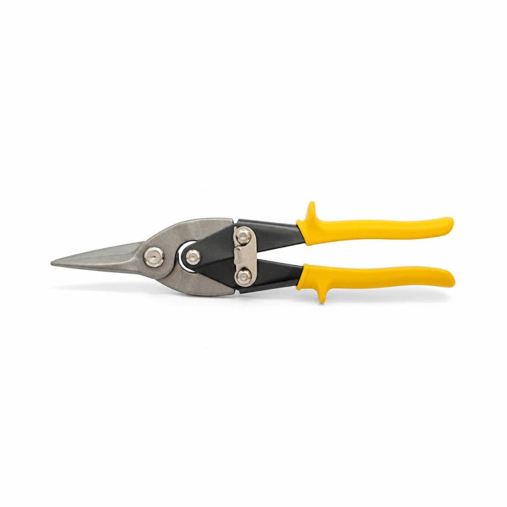 NIETZ 10" MEDIUM DUTY STRAIGHT AVIATION SNIP (YELLOW) - 542-04-102