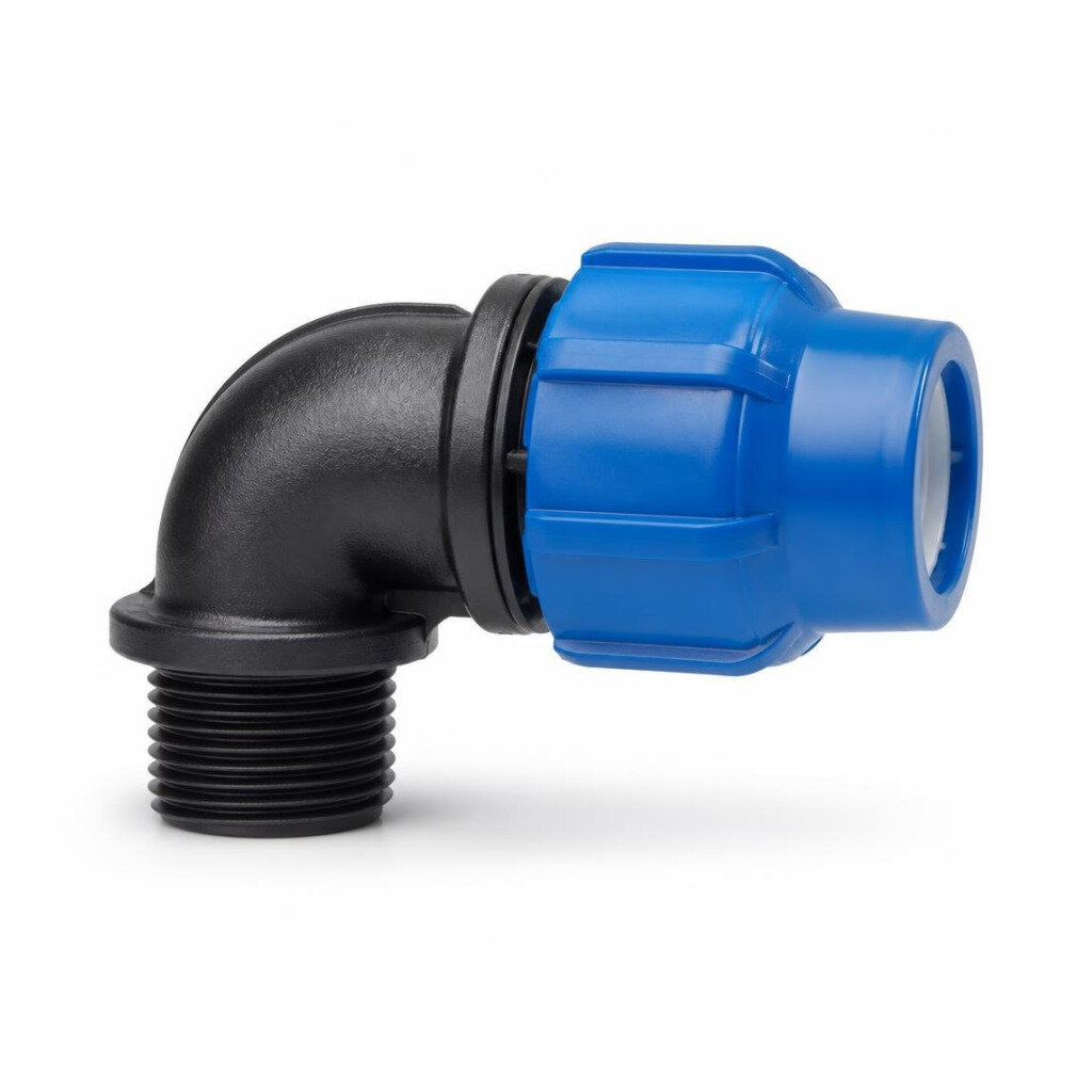 EM-9C 3/4" X 32 BUTE-PE MALE ELBOW COLD WATER