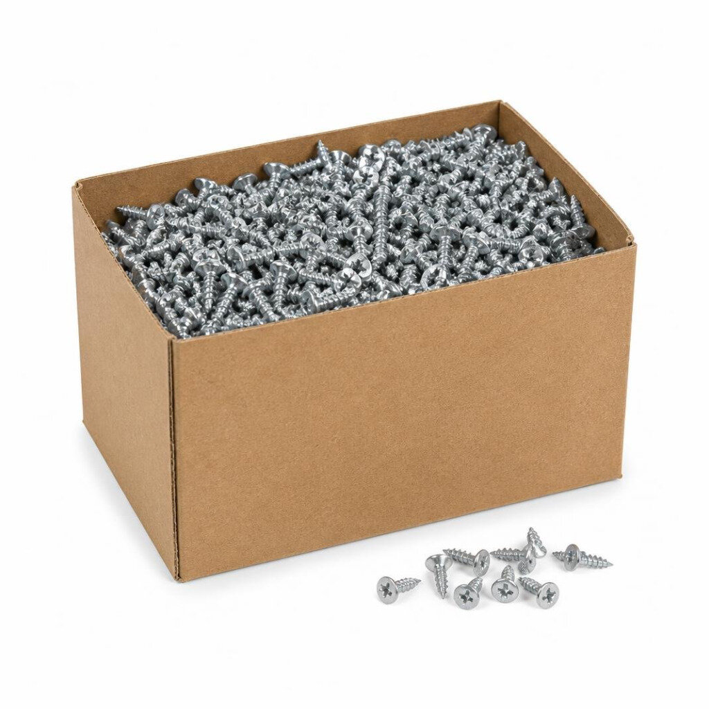 QT #8 X 1/2" PH SELF TAPPING SCREW (1000PCS/K)