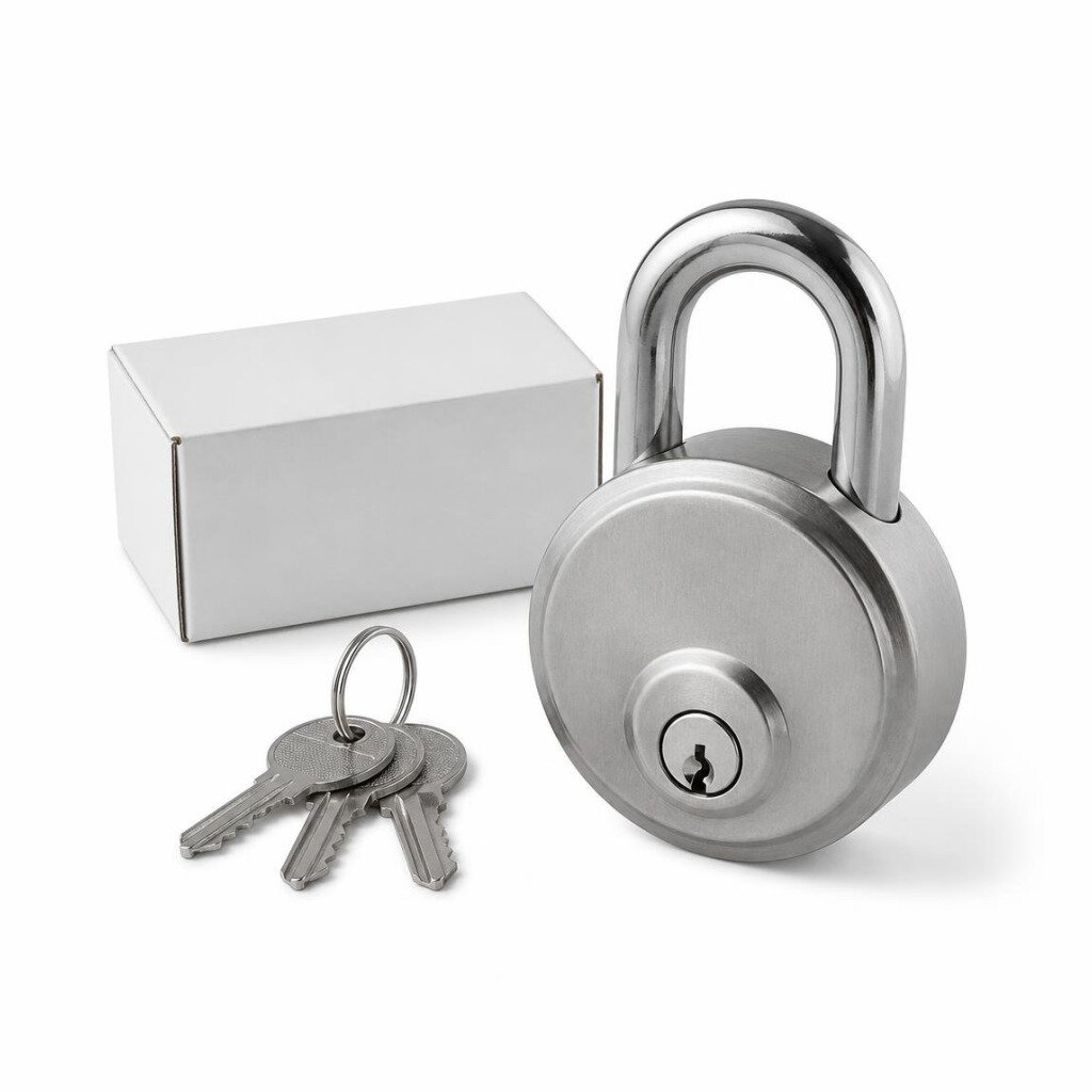 SW 21700 70MM S/STEEL ROUND PADLOCK