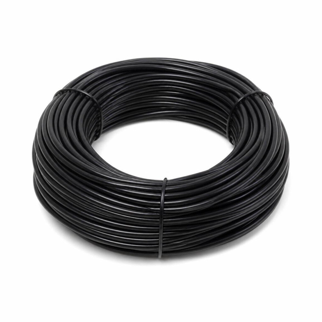 EVT 25.0MM BLACK PVC SINGLE WIRE CABLE -SIRIM