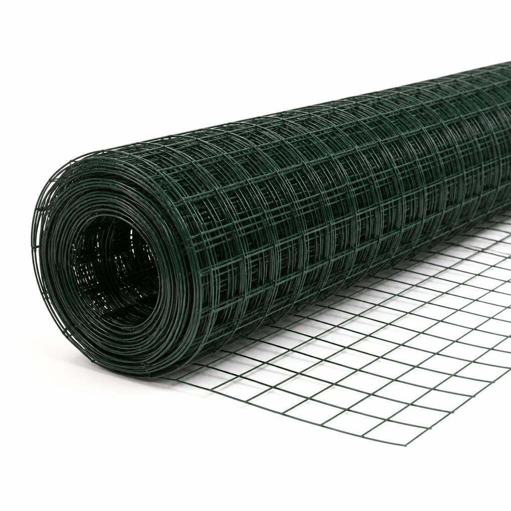 PVC GREEN COATING FENCING 10G X 5FT X 50FT