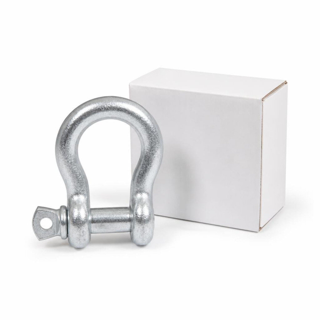 5/8" X 3.25TON HG6209 H.D.GALV'D BOW SCREW PIN SHACKLE (BST) SF6:1